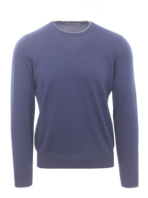 silk and cotton crew neck LA FILERIA | 4316716290580